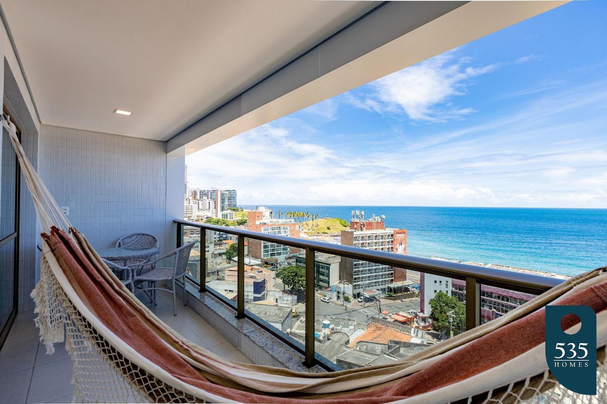 Linda Vista Super Decorado Na Barra, Wifi 300mbps Apartamento *